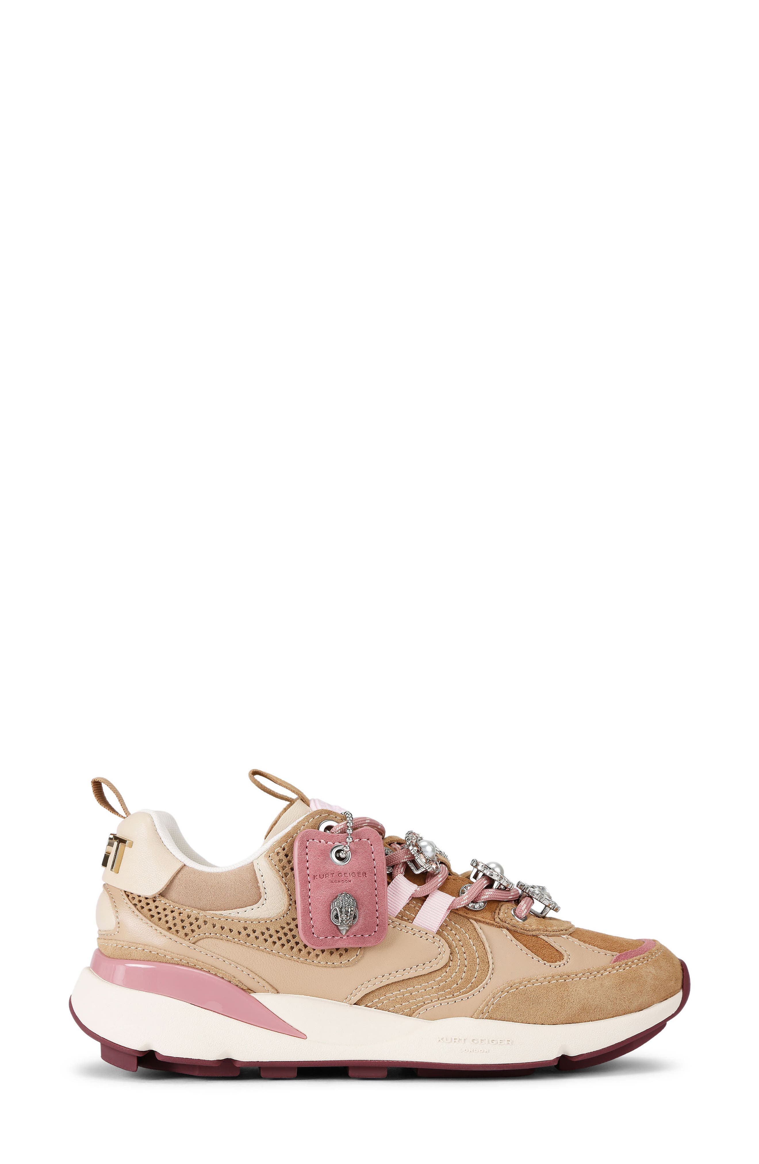 Kurt Geiger London Kurt Chunky Sole Sneaker, Main, color, Light/ Pastel Brown