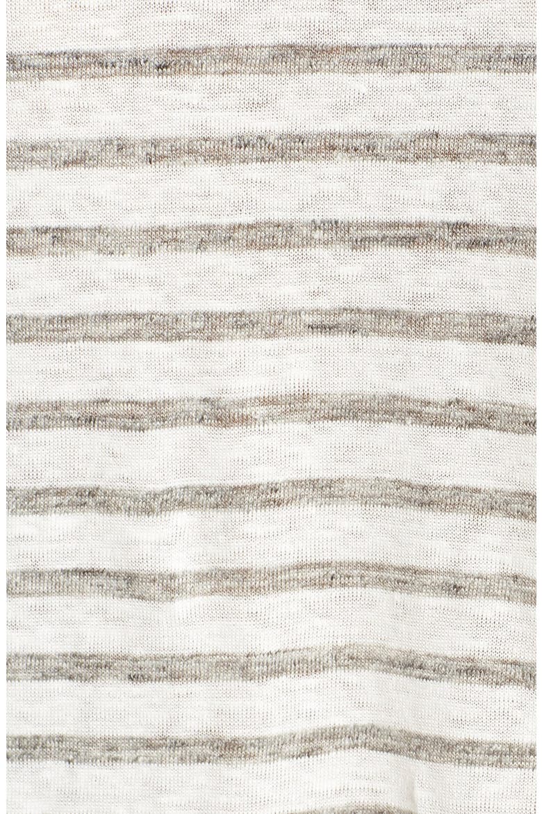 Stripe Linen Top, Alternate, color, GRAY STRIPE