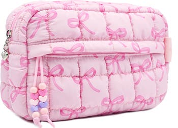 Kids' Bow Print Scrunch Pouch