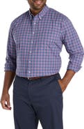 Brooks Brothers Big & Tall Check Poplin Sport Shirt