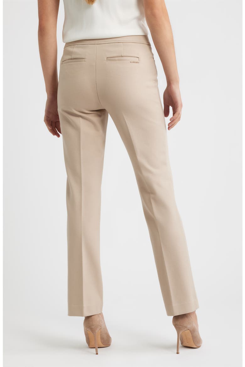 Compression Flare Leg Ponte Pants, Alternate, color, LATTE