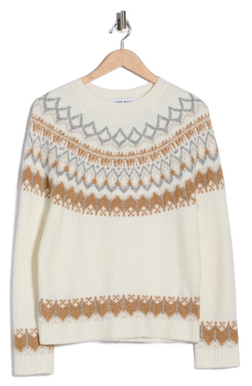 Dkny Jeans Fair Isle Crewneck Sweater In Multi