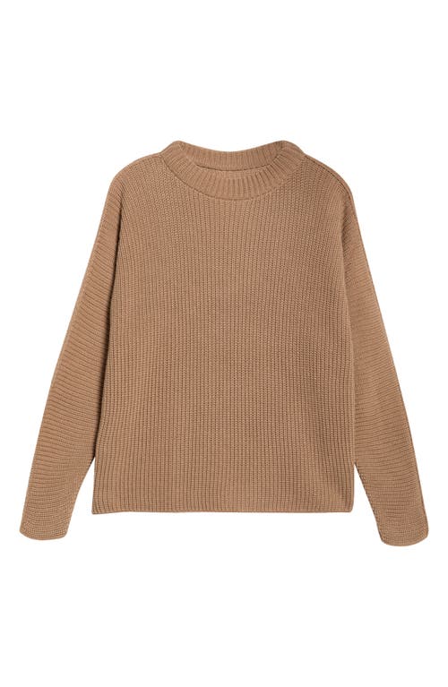 Frank & Eileen Montecito Cotton Sweater In Brown
