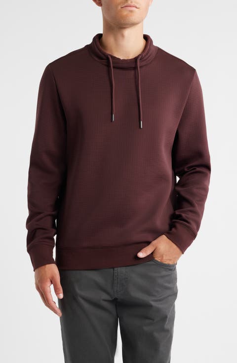 Drayton Crossover Mock Neck Sweatshirt