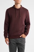 Robert Barakett Drayton Crossover Mock Neck Sweatshirt