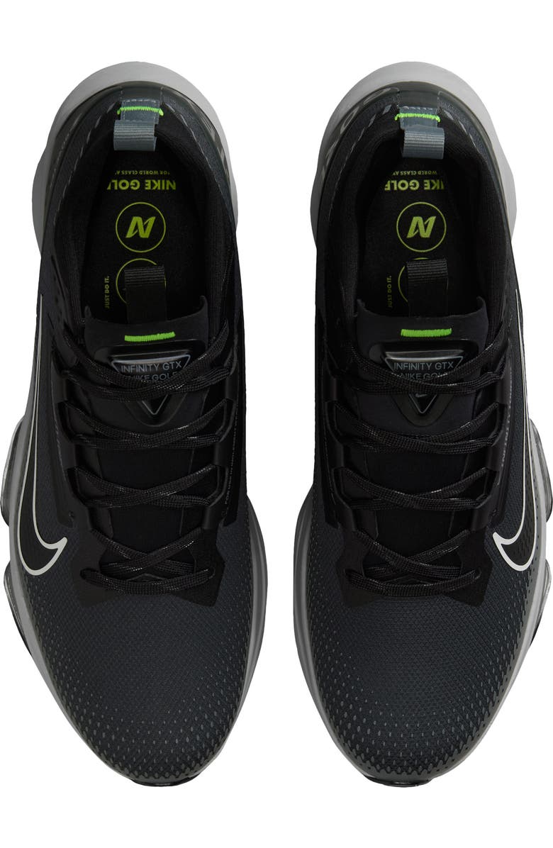 Nike Infinity Tour 2 GORE-TEX Waterproof Golf Shoe, Alternate, color, Dark Smoke Grey/ Black