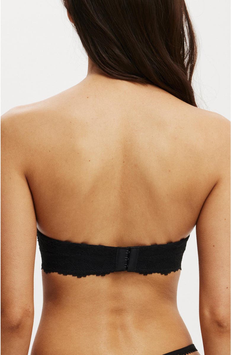 COTTON ON BODY Women's Everyday Lace Strapless Push Up 2 Bra, Alternate, color, 