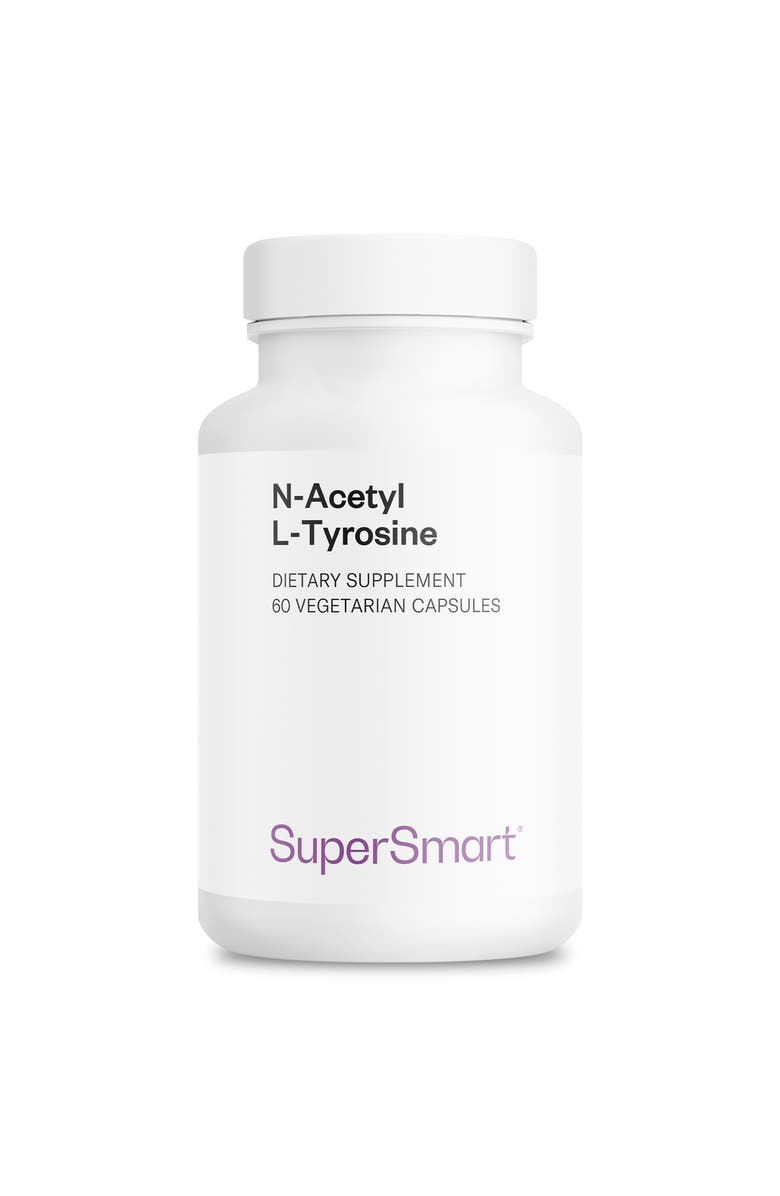 SuperSmart N-Acetyl L-Tyrosine Supplement, Main, color, NO COLOR