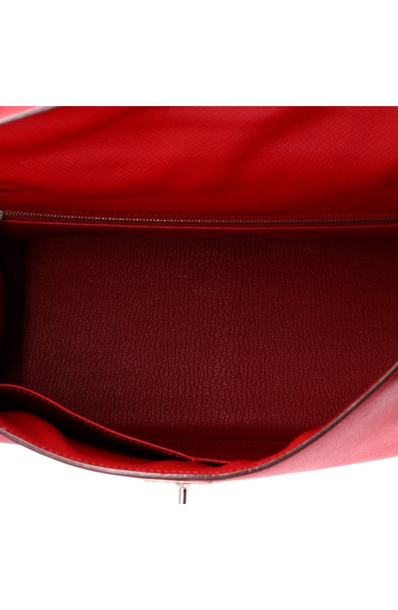 Pre-Owned Hermes Kelly Handbag Red Epsom with Palladium Hardware 28, Alternate, color, Rouge Casaque