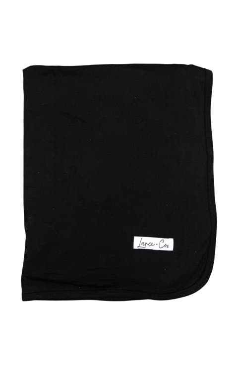 Allie Black Toddler Blanket