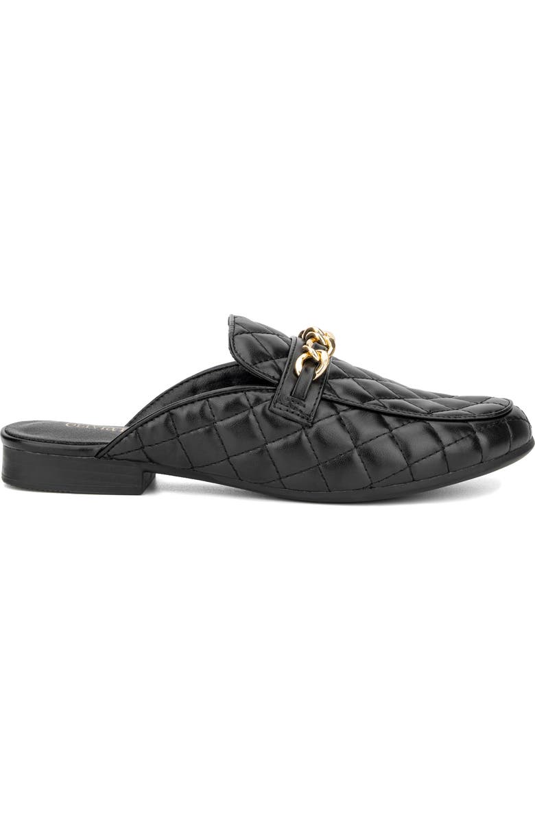 OLIVIA MILLER Amaia Quilted Loafer Mule, Alternate, color,