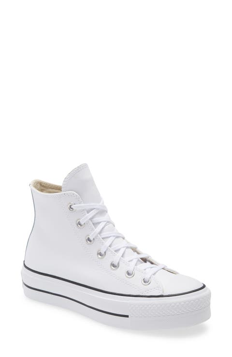 Chuck Taylor® All Star® Leather High Top Platform Sneaker (Women)