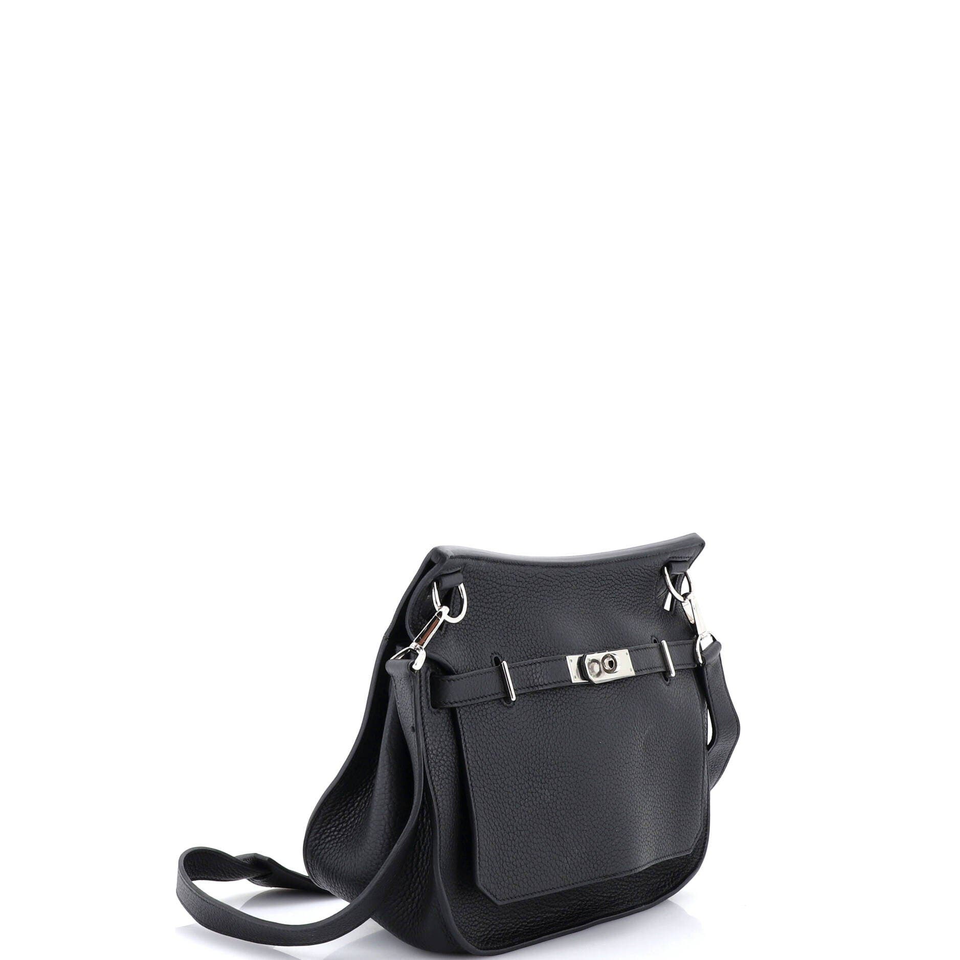 Pre-Owned Hermes Jypsiere Bag Clemence 28, Alternate, color, Noir