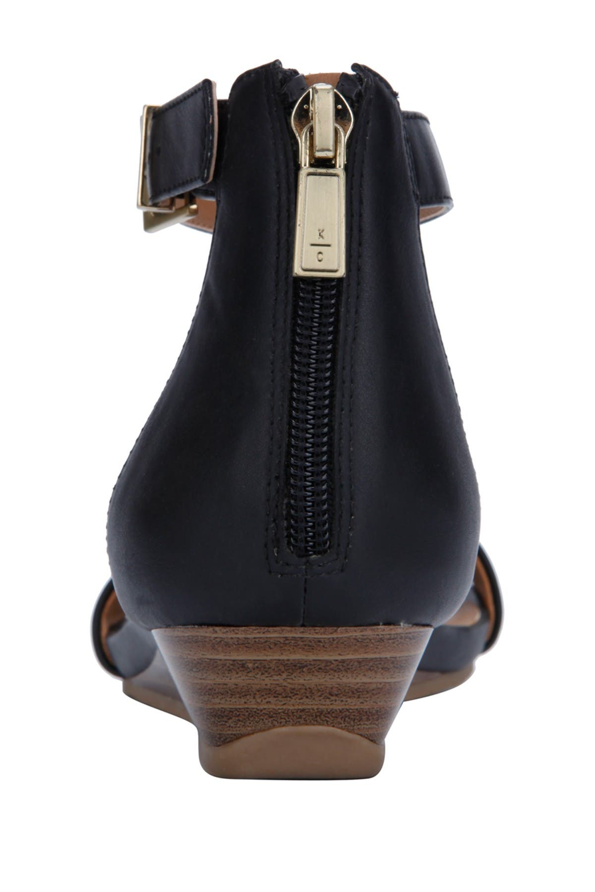 Reaction Kenneth Cole Great Viber Ankle Strap Sandal, Alternate, color, Black