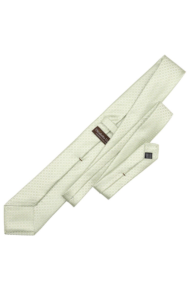 Elizabetta Romeo - Silk Jacquard Tie for Men, Alternate, color, Mint Sorbet