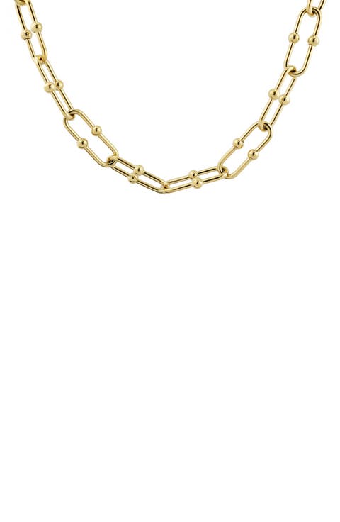 Oval Beaded Necklace