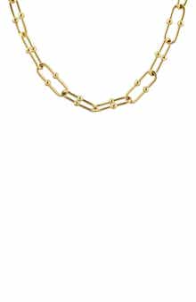 REBL Oval Beaded Necklace