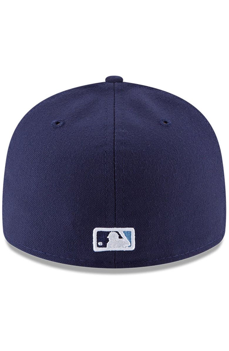 New Era Men's New Era Navy Tampa Bay Rays Game Authentic Collection On-Field Low Profile 59FIFTY Fitted Hat, Alternate, color, Navy
