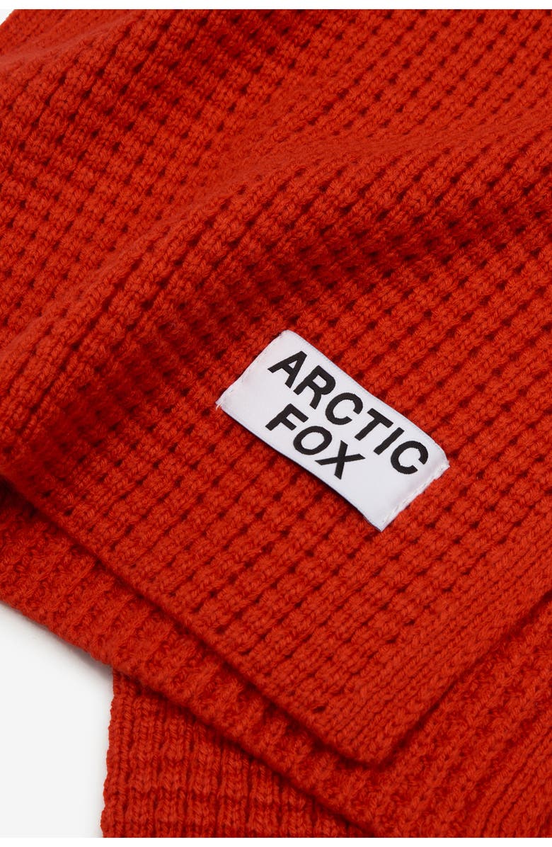 Arctic Fox & Co The Recycled Bottle Hooded Scarf, Alternate, color, Sunkissed Coral
