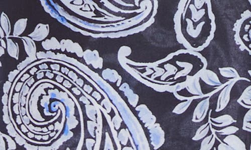 Karen Kane Paisley Print High Waist Wide Leg Pants
