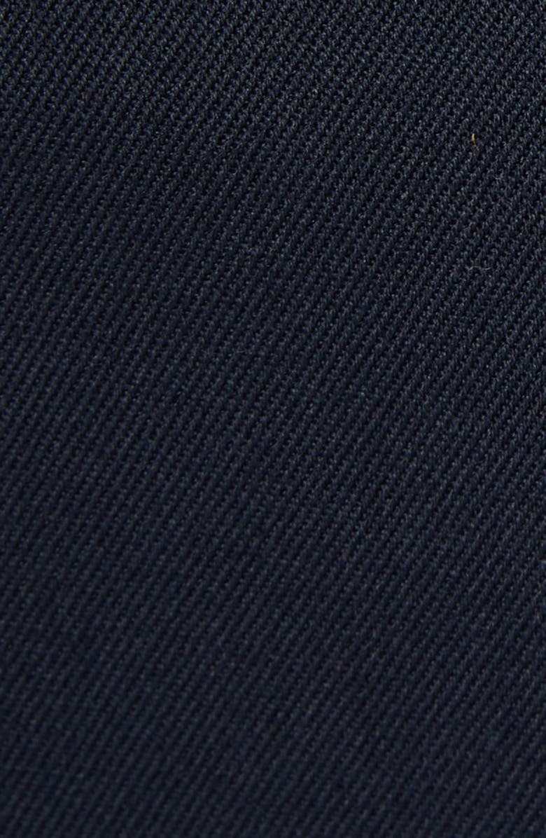 Bottega Veneta Leather Pocket Twill Wide Leg Pants, Alternate, color,