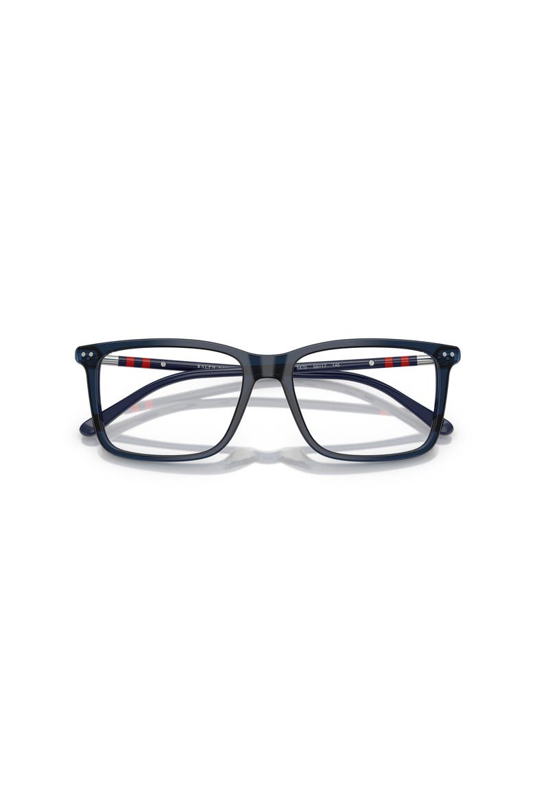 55mm Rectangle optical glasses, Alternate, color, Blue