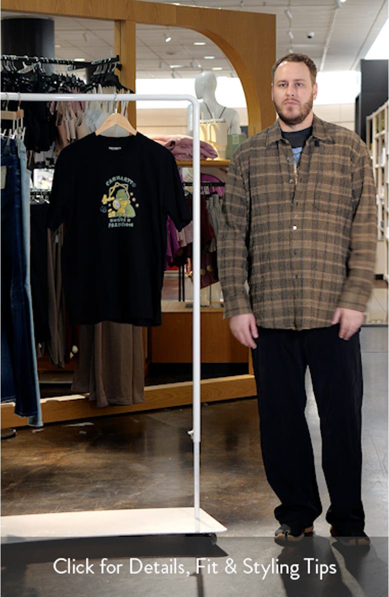 Precision Work Organic Cotton Graphic T-Shirt, sales video thumbnail