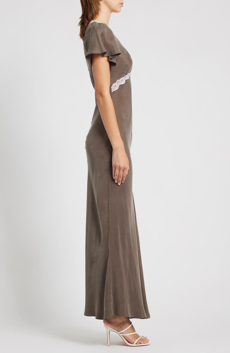 Petal & Pup Kathryn Maxi Dress, Alternate, color, Warm Grey