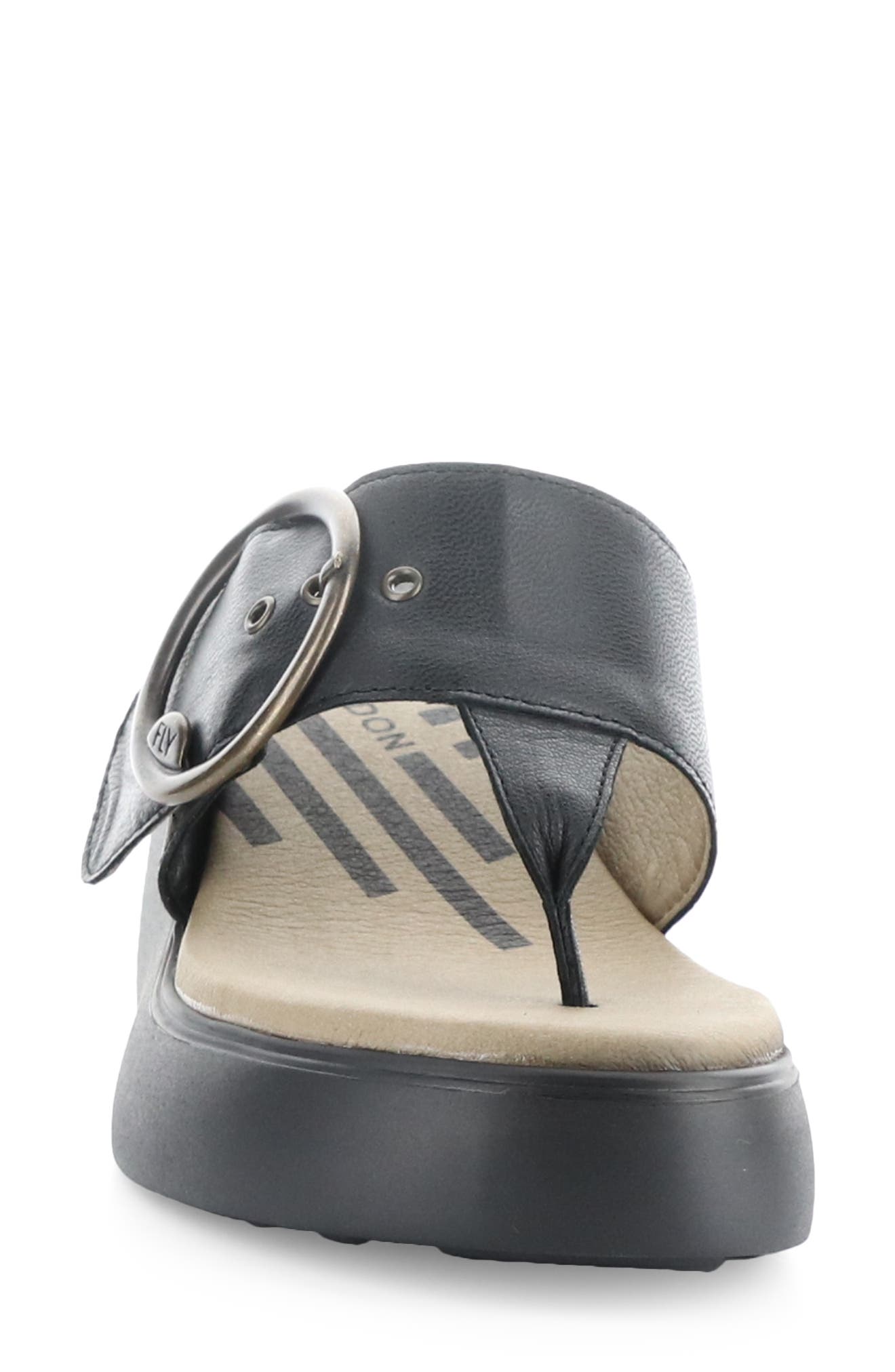 Fly London Dafi Platform Sandal, Alternate, color, 