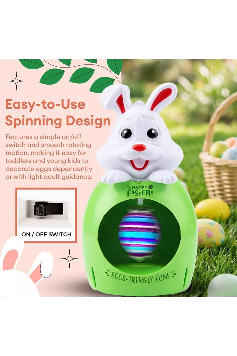 Easter Egg Art Decorating Craft Kit, Alternate, color, Multicolor