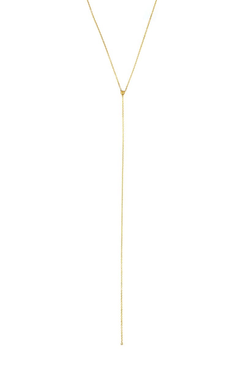 Bony Levy 14K Gold Y-Necklace, Main, color, Yellow Gold