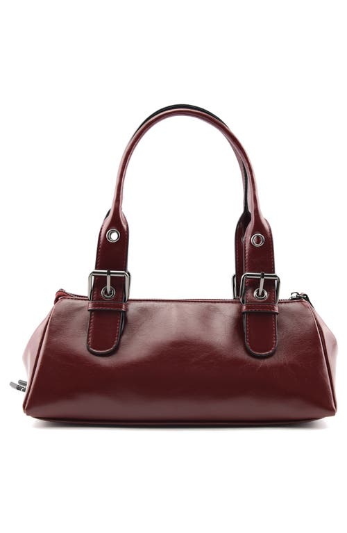 Aldo Top Handle Bag In Burgundy