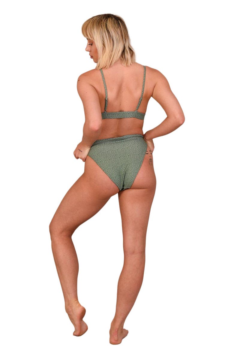OOSC Sahara Sage Mile High Bikini Bottoms, Alternate, color, Sage