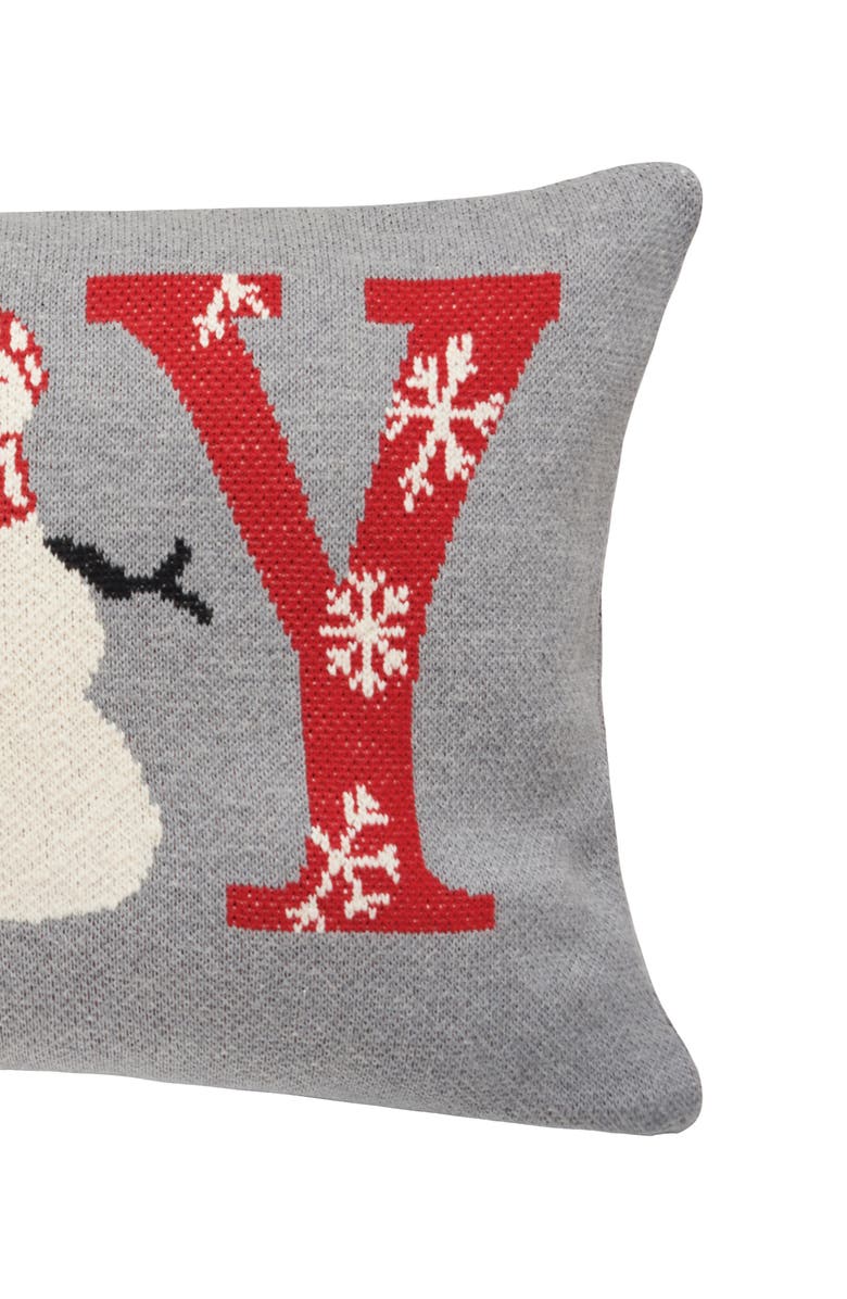 C&F Home Joy With Penguin Christmas Throw Pillow, 16" x 24", Alternate, color, Blue