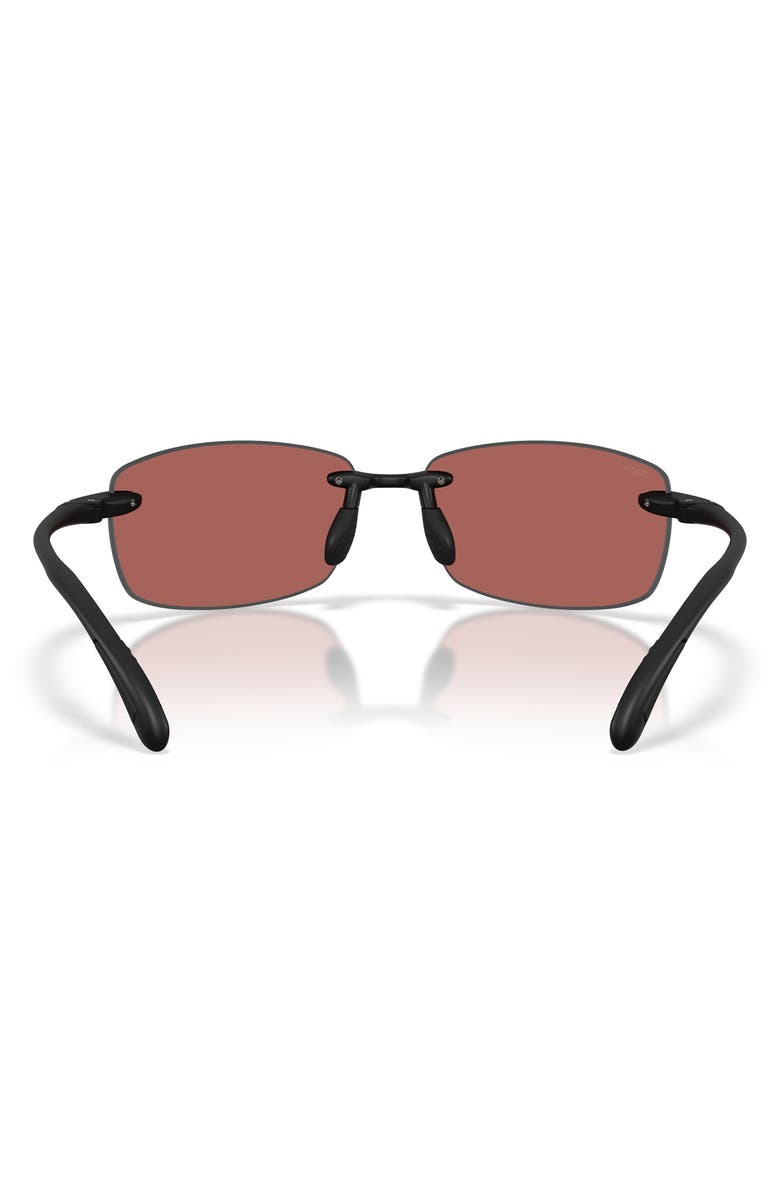 Costa Del Mar Ballast 60mm Sunglasses, Alternate, color, Matte Black / Gold Mirror