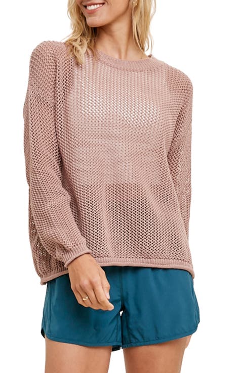 Open Stitch Sweater