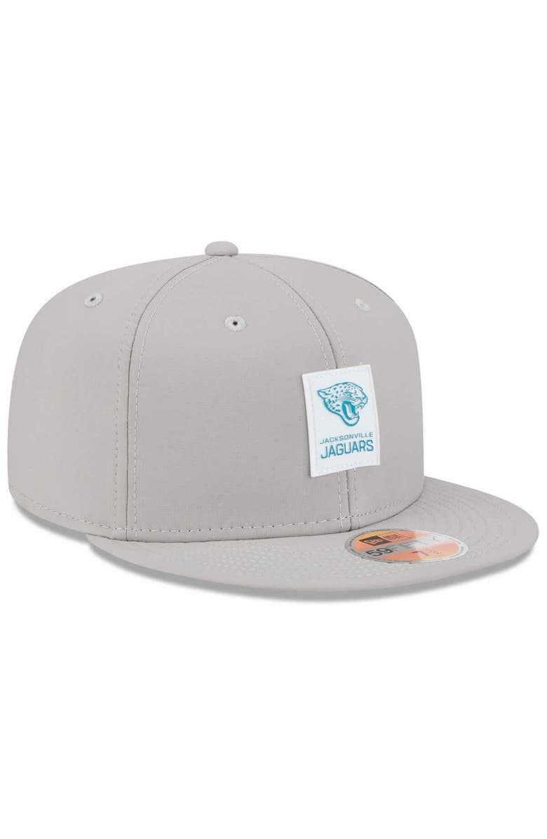 New Era Men's New Era Gray Jacksonville Jaguars 2025 Sideline  59FIFTY Fitted Hat, Alternate, color, Gray