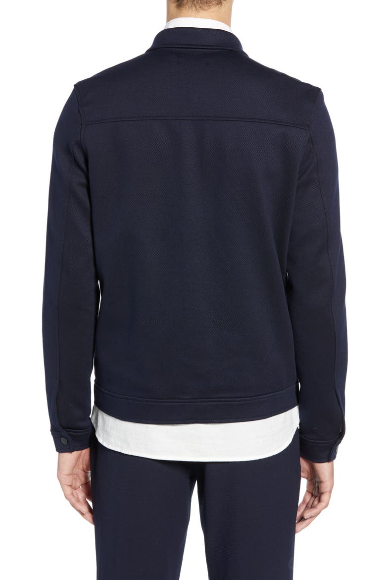 Matt Knit Shirt Jacket, Alternate, color, DARK SAPPHIRE