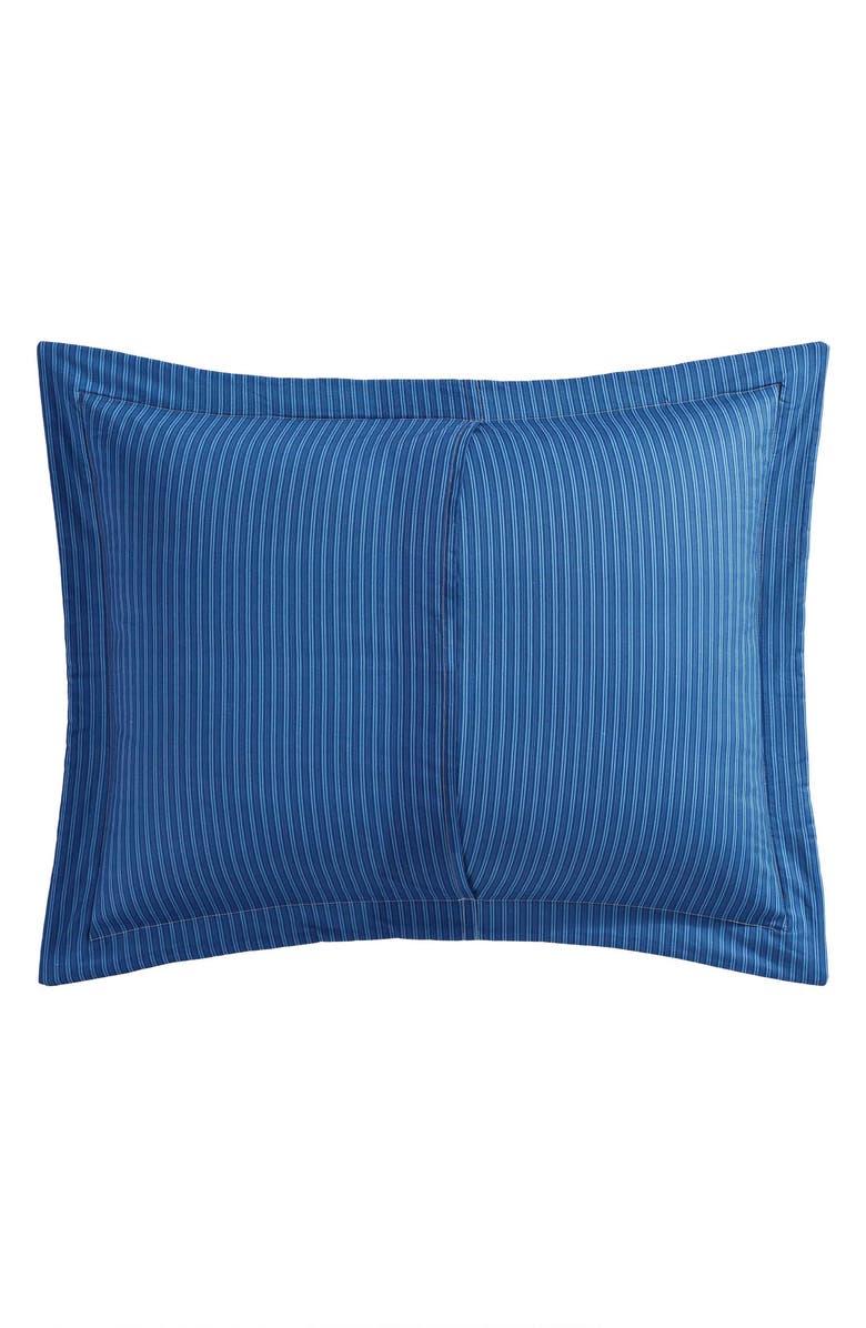 Laura Ashley Elaina 3-Piece Queen Quilt & Sham Set, Alternate, color, Dark Blue