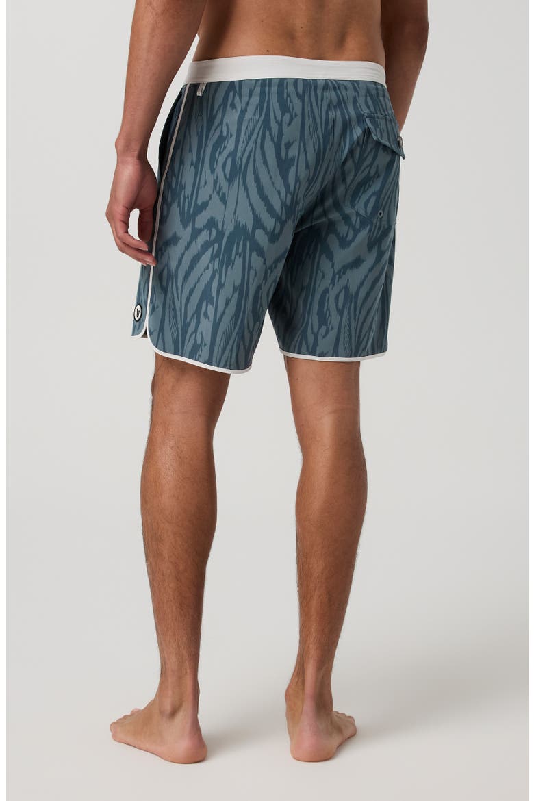 Cruise Hybrid Board Shorts, Alternate, color, BLUE SEA MIRAGE