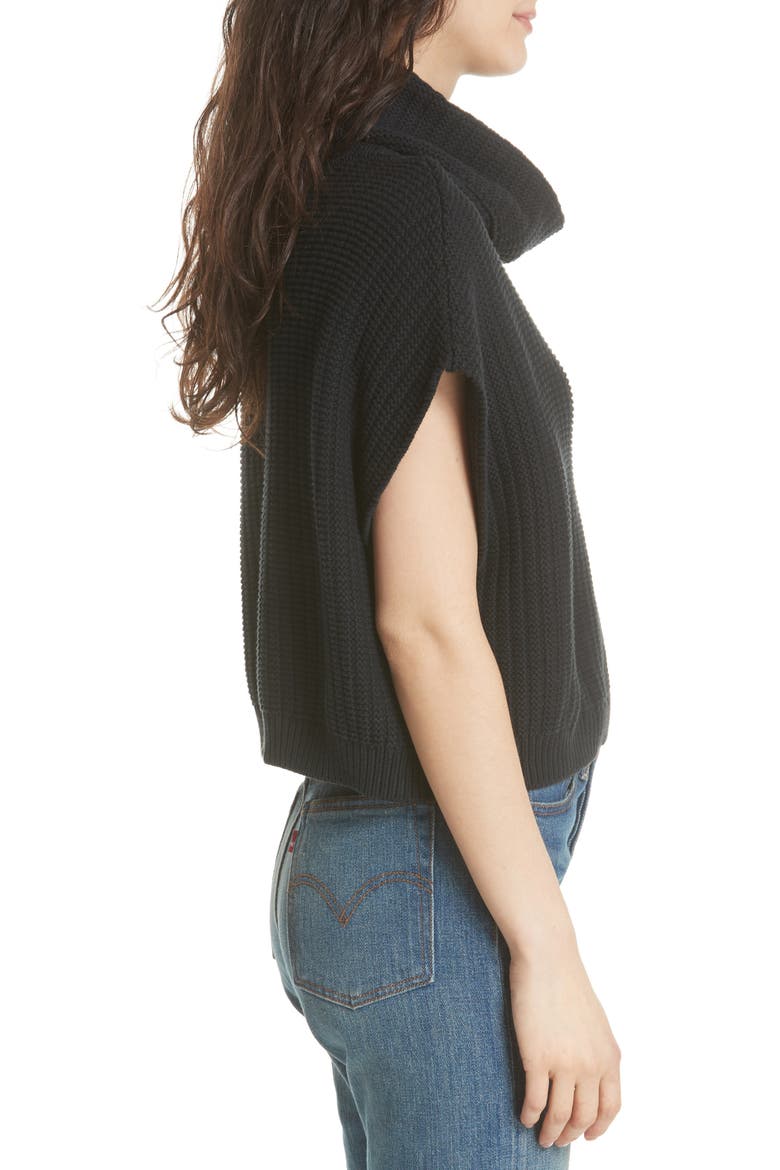 Keep It Simple Vest, Alternate, color, BLACK