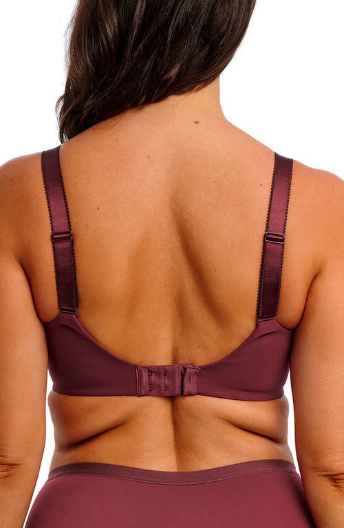 Fantasie Demure Underwire Molded Bra In Burgundy