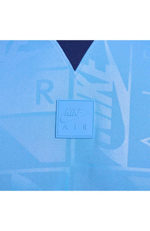 Nike Air Long Sleeve Mesh Jersey In Blue