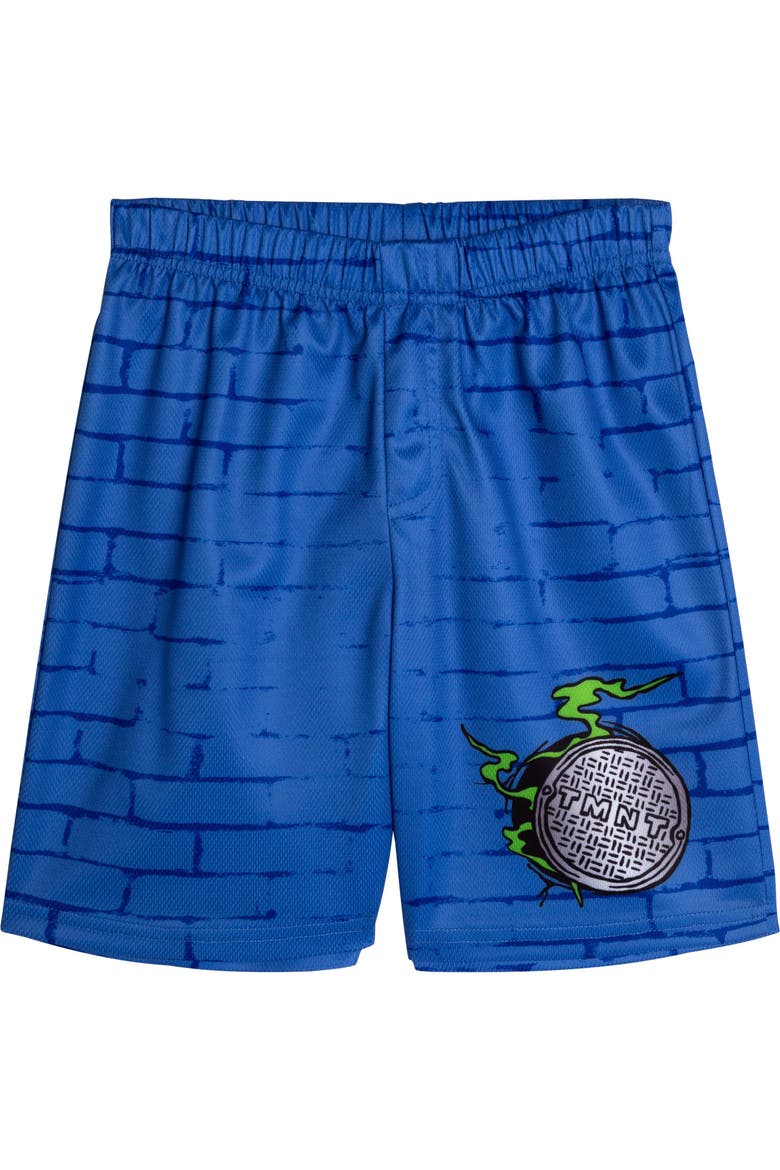 Basketball Jersey and Shorts Set, Alternate, color, Leo and Mikey Blue