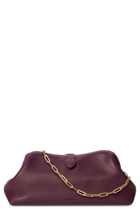 Belle Leather Clutch