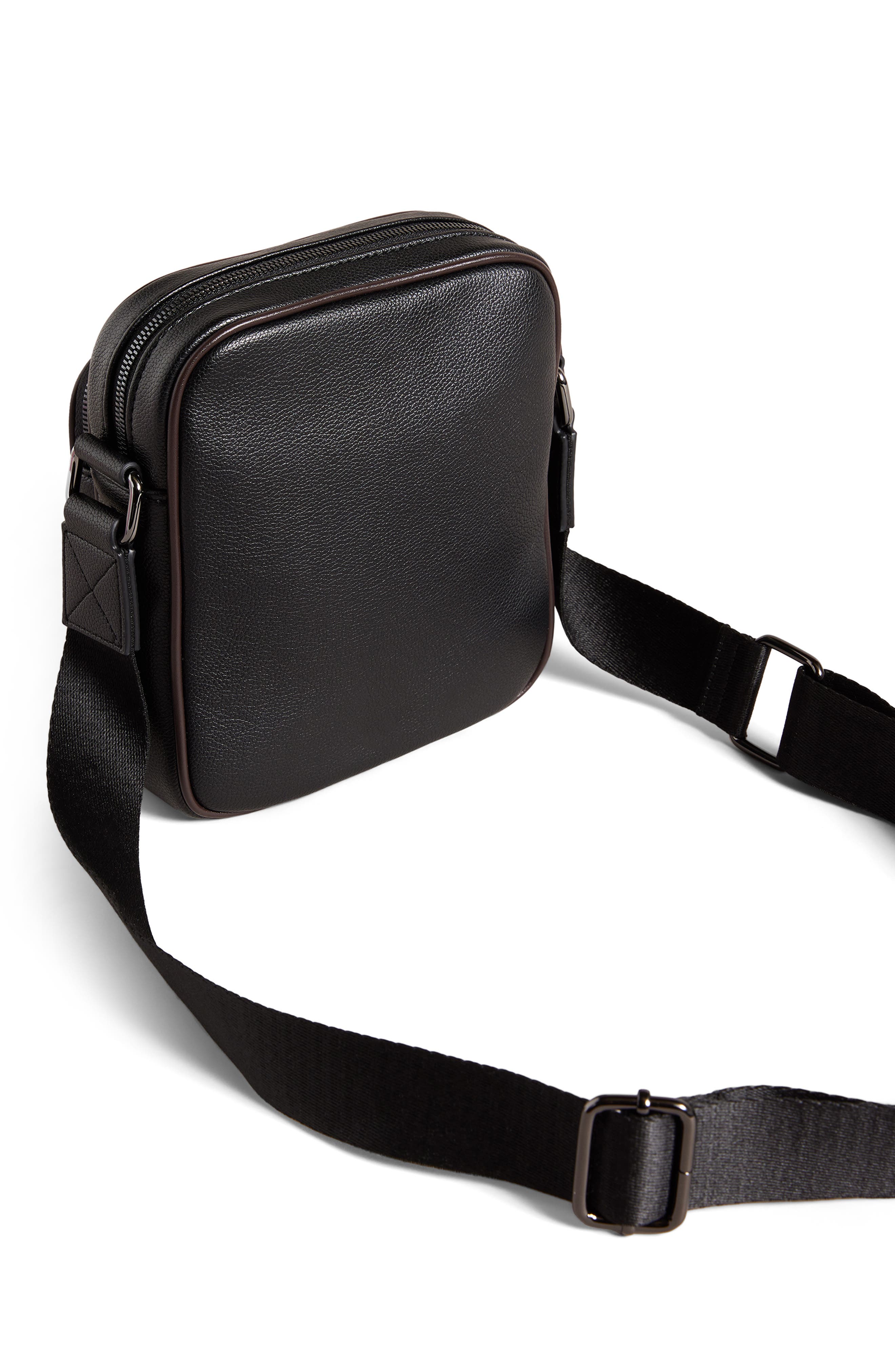 Ted Baker London Josher Faux Leather Flight Bag, Alternate, color, 