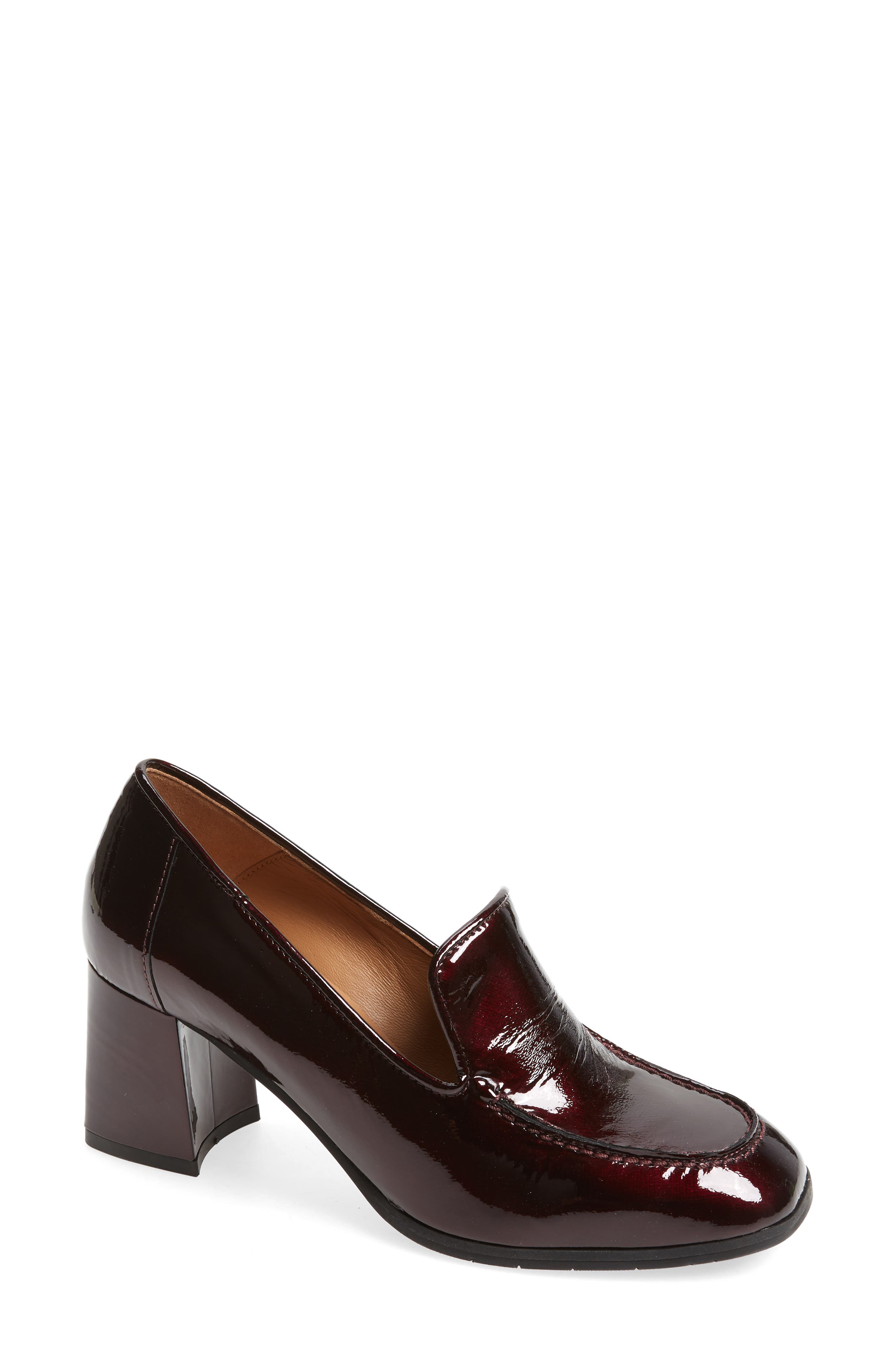 Michelle Water Resistant Pump, Main, color, BORDEAUX PATENT