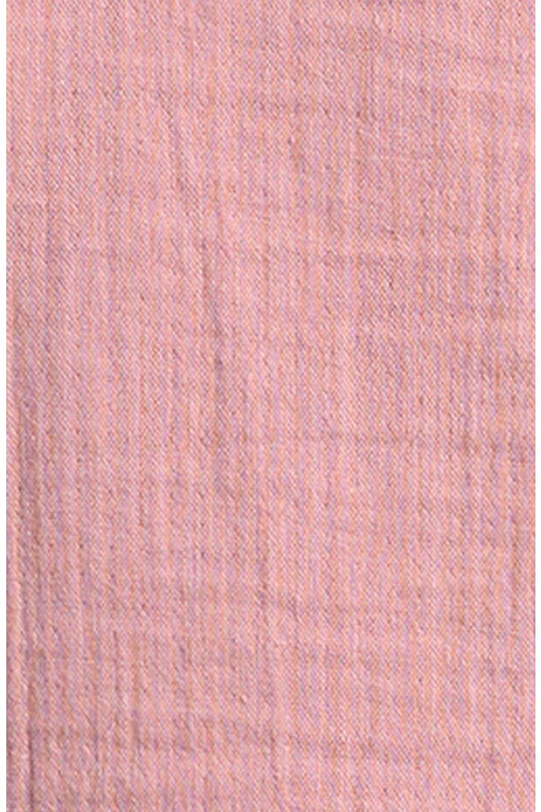 Kids' Rose Cotton Muslin Camp Shirt & Drawstring Shorts Set, Alternate, color, PINK