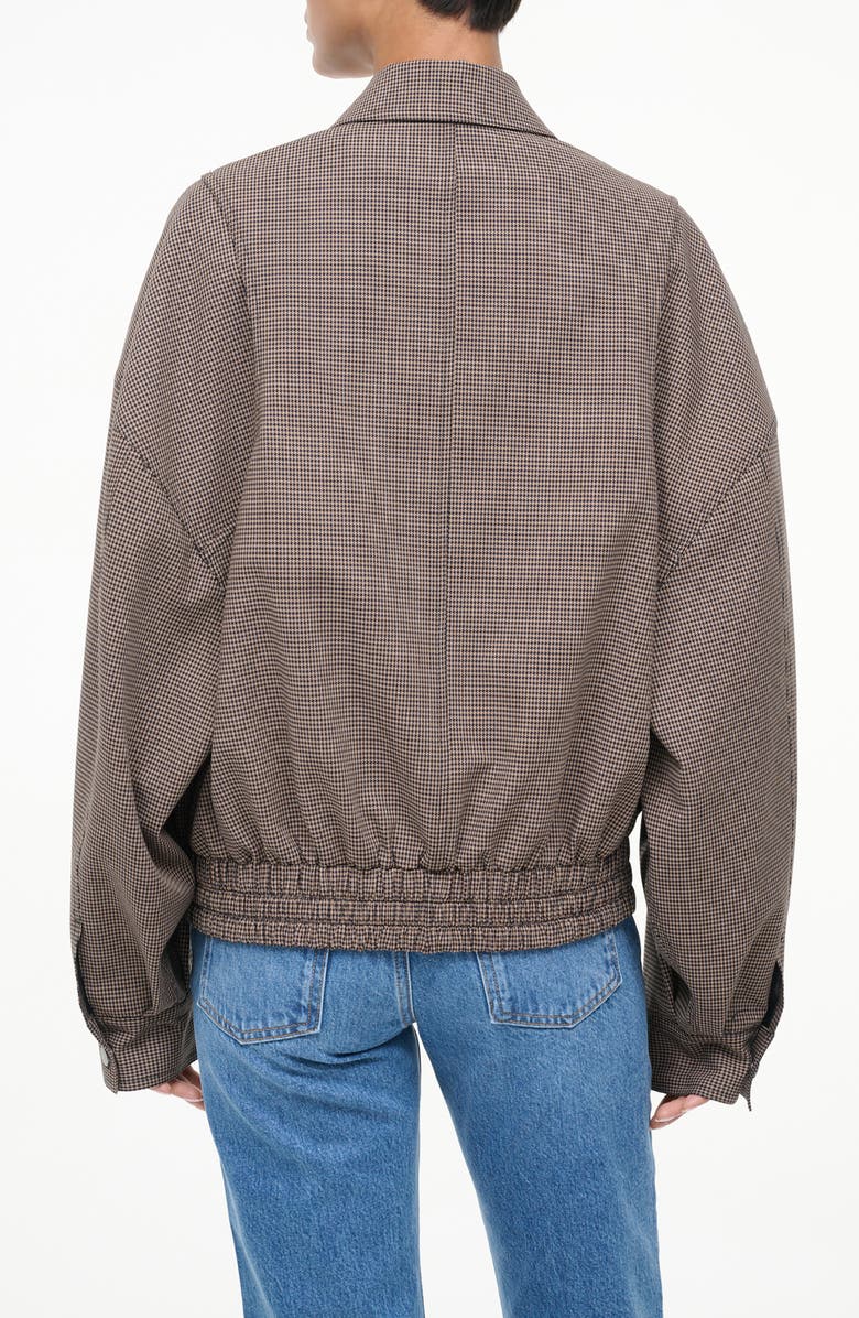 STAUD Eugene Micro Houndstooth Jacket, Alternate, color, Houndstooth