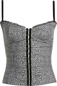 Bella Venice The Caroline Leopard Corset Top